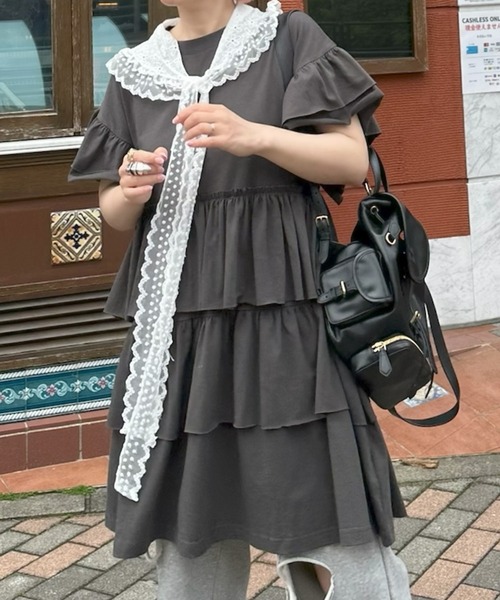 Alley Tokyo ワンピース 半袖 「復刻！」半袖になったフリフリカット