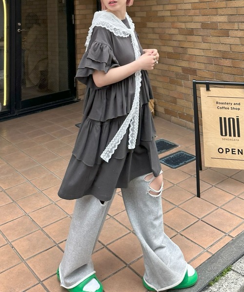 Alley Tokyo ワンピース 半袖 「復刻！」半袖になったフリフリカット