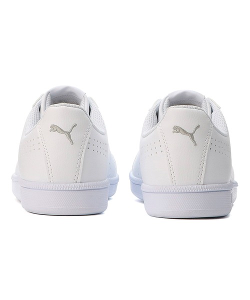「PUMA」 ローカットスニーカー 24.5cm ホワイト×ゴールド メンズ_画像5