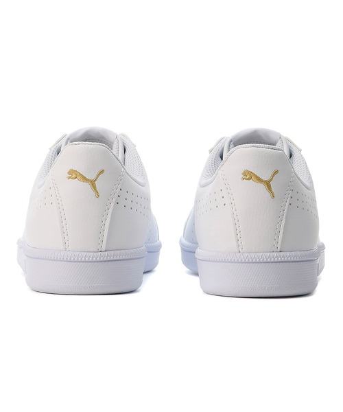 「PUMA」 ローカットスニーカー 24.5cm ホワイト×ゴールド メンズ_画像9