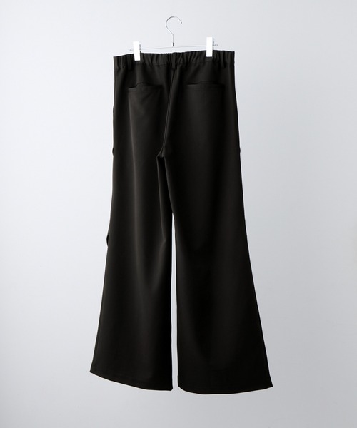 ワイドパンツ スラックス 「CLEL」Prime TR 3D Tuck Slacks / プライムTR 3Dタックスラックス メンズ レディースの画像
