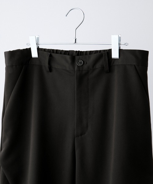 CLEL（クレイル） ワイドパンツ スラックス 「CLEL」Prime TR 3D Tuck