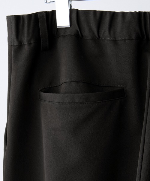 ワイドパンツ スラックス 「CLEL」Prime TR 3D Tuck Slacks / プライムTR 3Dタックスラックス メンズ レディースの画像