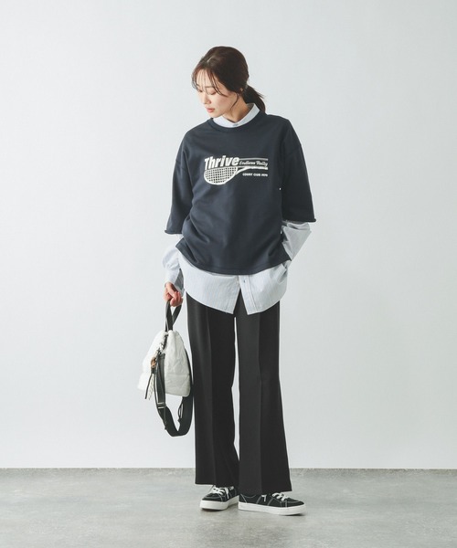 「GLOBAL WORK」 パンツ X-LARGE グレー レディース_画像2