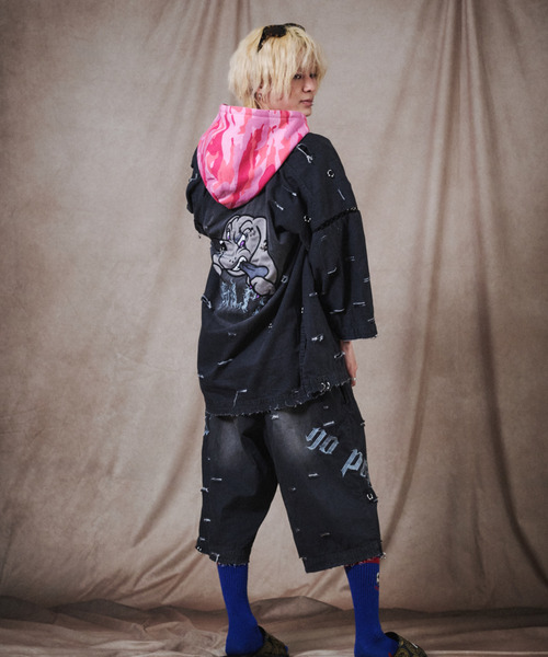 GALFY（ガルフィー） 甚平 浴衣 「GALFY/ガルフィー」バチバチピアス
