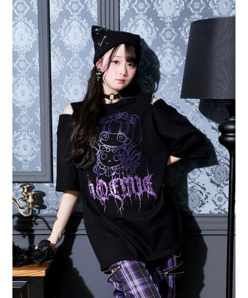 NOEMIE（ノエミー） tシャツ 半袖 ロンリードールラメTシャツ