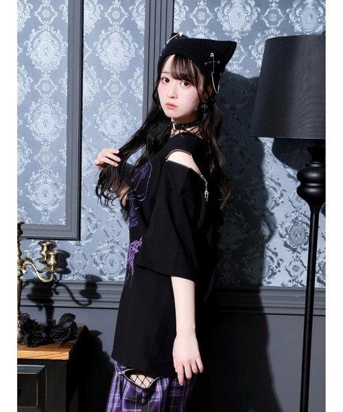 NOEMIE（ノエミー） tシャツ 半袖 ロンリードールラメTシャツ