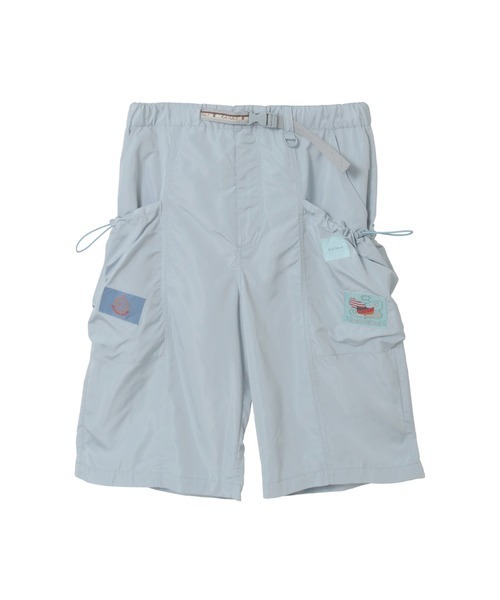 Karl Helmut ワイドパンツ カーゴパンツ ネームワッペン使いショート