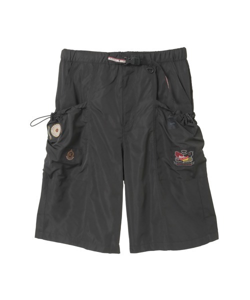 Karl Helmut ワイドパンツ カーゴパンツ ネームワッペン使いショート