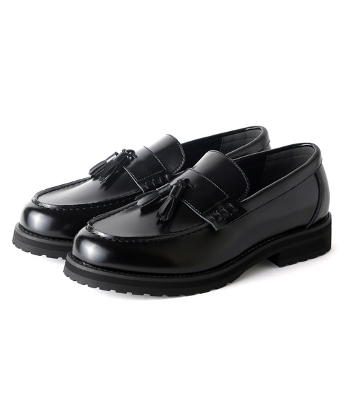 「London Shoe Make」 ローファー UK8 ブラック メンズ_画像2
