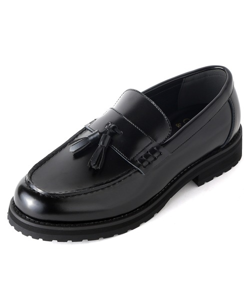 「London Shoe Make」 ローファー UK8 ブラック メンズ_画像5