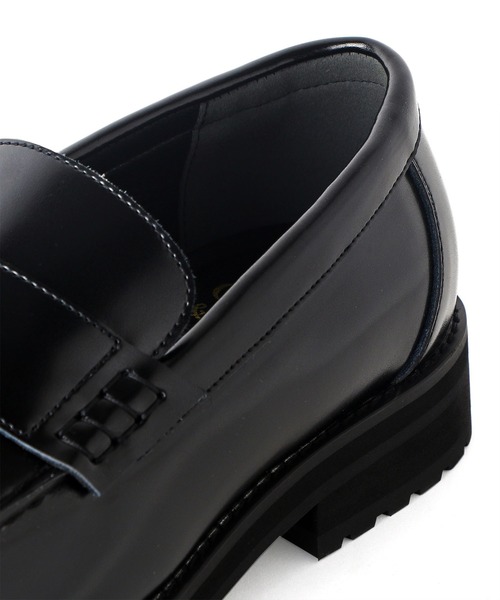 「London Shoe Make」 ローファー UK8 ブラック メンズ_画像7