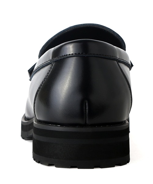 「London Shoe Make」 ローファー UK8 ブラック メンズ_画像9