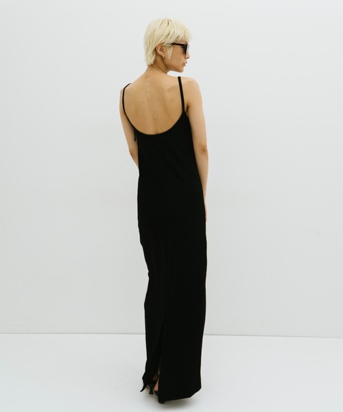 HANNE ワンピース カップインバックオープンキャミワンピース