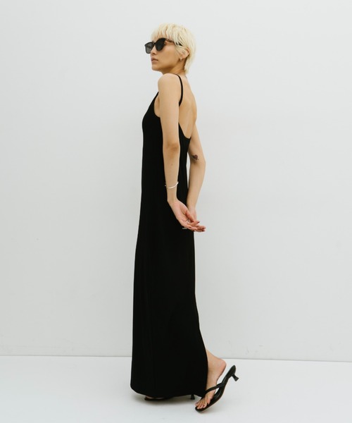 HANNE ワンピース カップインバックオープンキャミワンピース