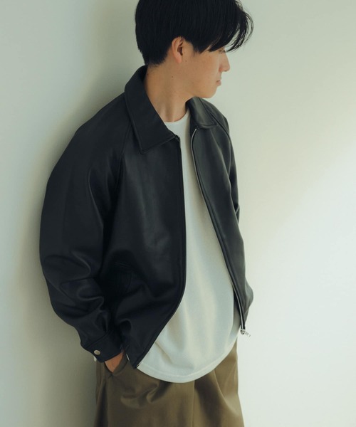 ITEMS URBANRESEARCH（アイテムズ アーバンリサーチ） レザーブルゾン