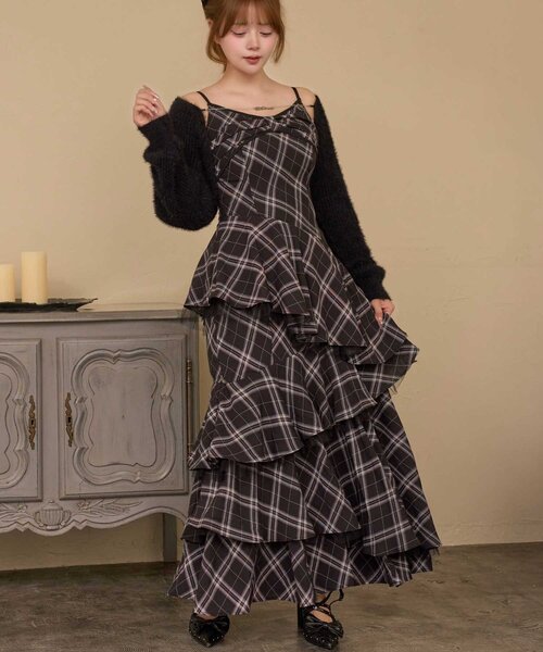 Belle Charme ワンピース 「Belle Charme」Layered Frill Cami
