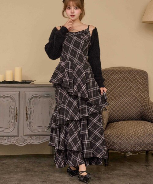 Belle Charme ワンピース 「Belle Charme」Layered Frill Cami