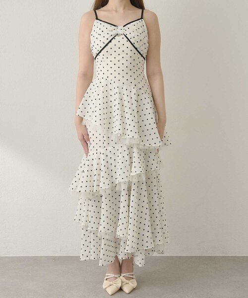 Belle Charme ワンピース 「Belle Charme」Layered Frill Cami