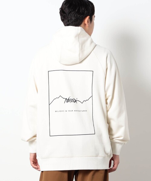 NANGA（ナンガ） パーカー NANGA別注バックプリントフーディ メンズ