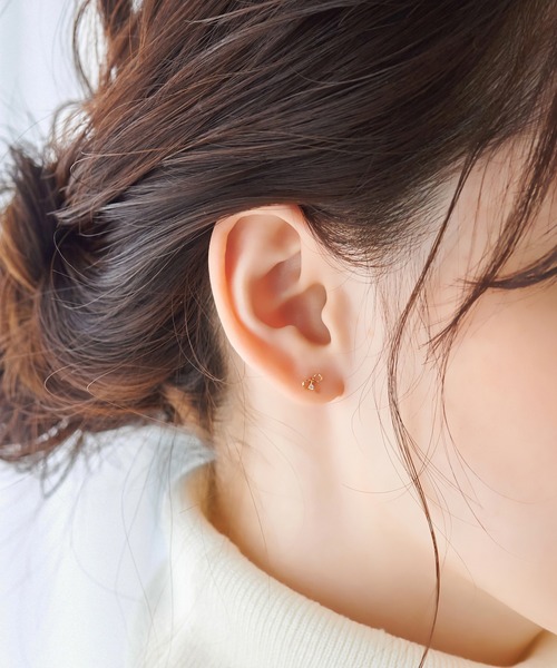 Phoebe ピアス 「K10」インフィニティビジューピアス/BOXつき