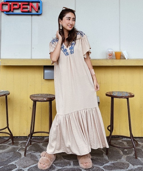 ワンピース ボヘミアンフリルワンピース Zozotown Paypayモール店 通販 Paypayモール