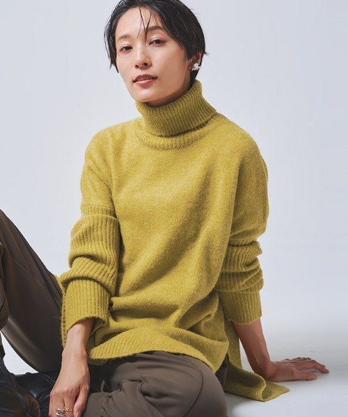 RASW（ラス） ニット セーター アルパカ混タートルネックニット