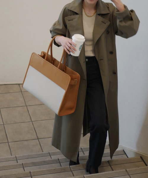 【新品•未使用】GINGER COMBI レザー 本革　トートバッグ トートバッグ GINGER COMBI TOTE BAG レディース メンズ 【公式通販】