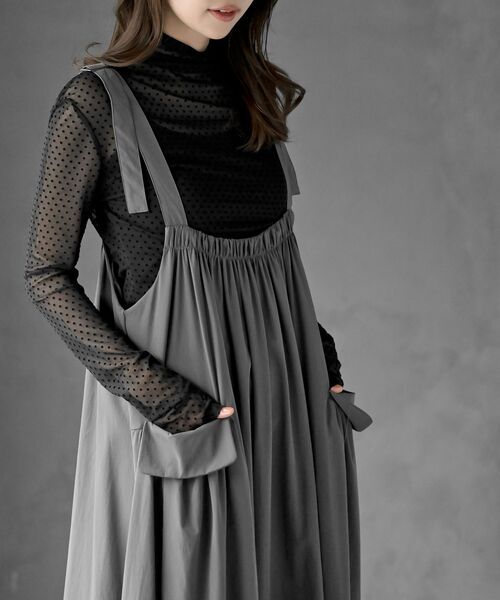 r・p・s（アールピーエス） ジャンパースカート アウトポケットジャン