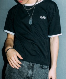 DEVICE（デバイス） tシャツ ワンポイント 韓国 ストリート y2k 古着風 