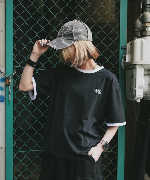 DEVICE tシャツ ワンポイント 韓国 ストリート y2k 古着風 ロゴ