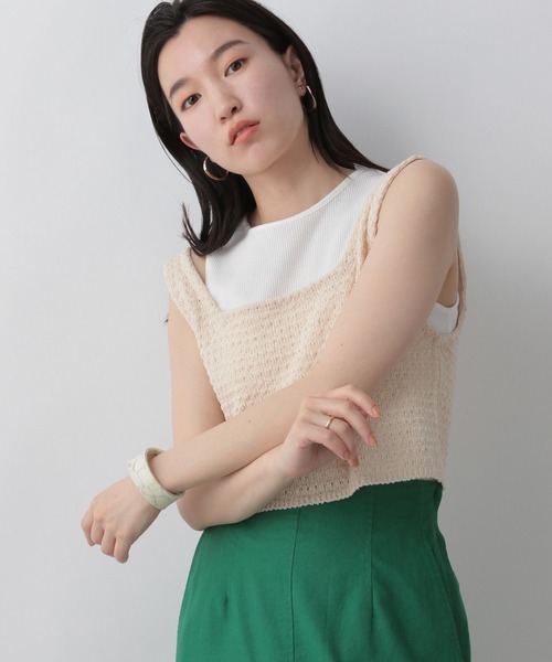 LOWRYS FARM（ローリーズファーム） ベスト カノコアミニットビスチェ