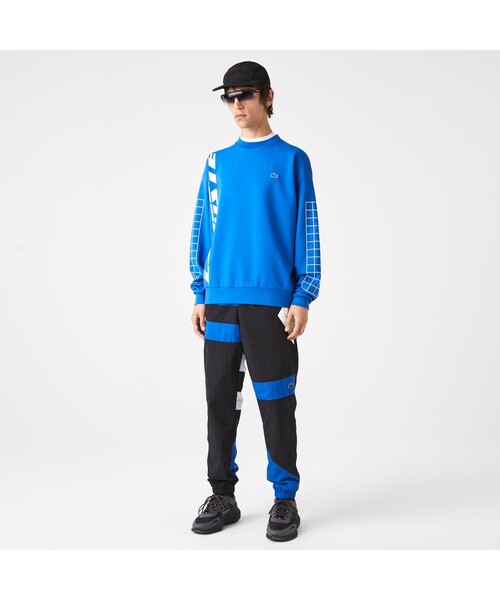 LACOSTE（ラコステ） ワイドパンツ パンツ アシンメトリーパッチワーク