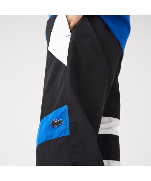 LACOSTE（ラコステ） ワイドパンツ パンツ アシンメトリーパッチワーク