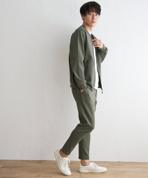 ikka（イッカ） カーディガン テックストレッチジップカーディガン