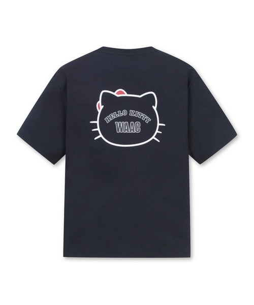 ワックゴルフ WAAC♡キティコラボ　ゴルフウェア HELLO KITTY × WAAC】WOMENS ハローキティコラボ BACKプロント T