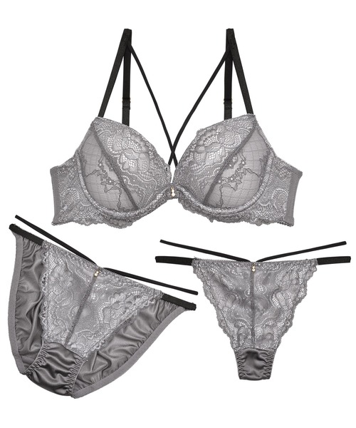 新品★タグ付き【サルート】ブラジャー(f75)とショーツ (L) サルート F75＆L L 92G プレステージ ブラショーツ セットアップ