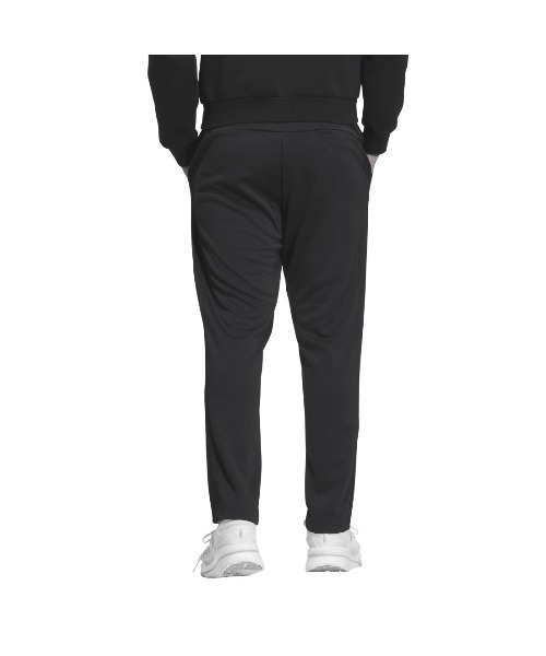 adidas　トラックパンツ　ブラック　スリーライン　ストレート　ロゴ adidas パンツ アディダス スリーストライプス ダブルニット トラック