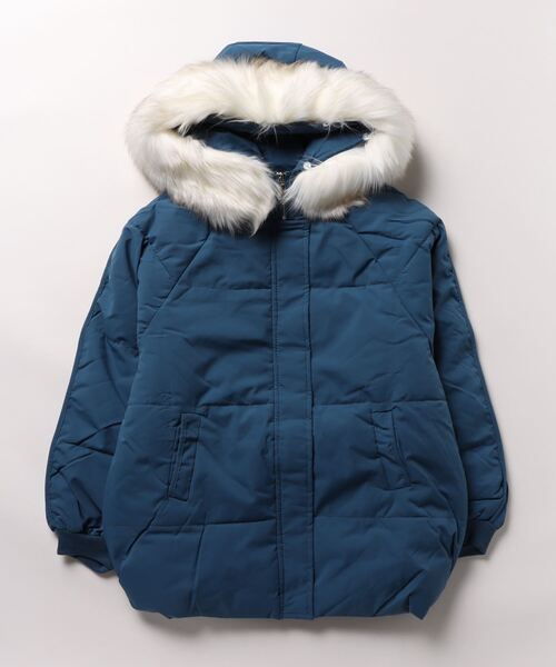 BLANC FICELLE ダウンコート ダウンジャケット ファー付き 中綿