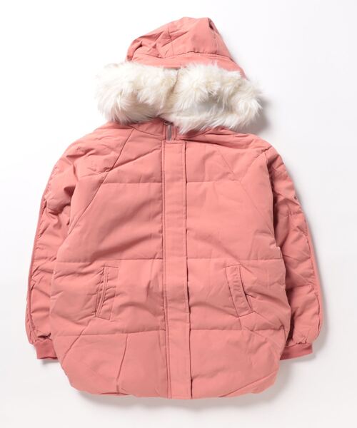 新品タグ付 2024aw BABYLONE 中綿ブルゾンコート ダウンジャケット BLANC FICELLE ダウンコート ダウンジャケット ファー付き 中綿