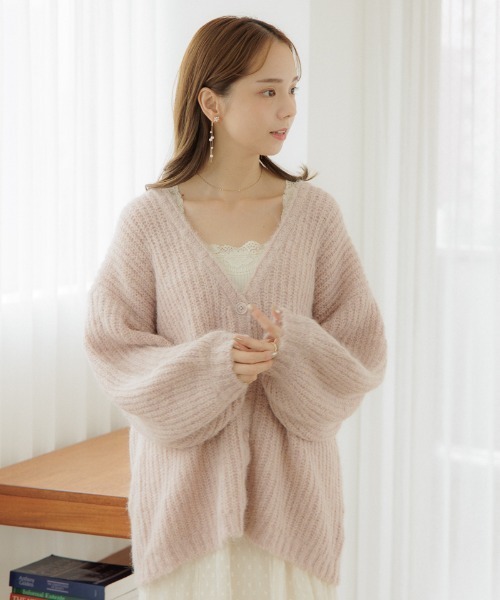 flower ループカーディガン flower motif knit shirt cardigan – CAMPHOR WOOD - OFFICIAL ONLINE