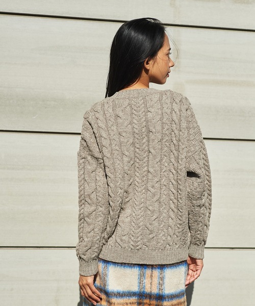 ニット セーター Oldderby Knitwear ケーブルニット JM1006 レディース Oldderby Knitwear ニット セーター ケーブルニット JM1006