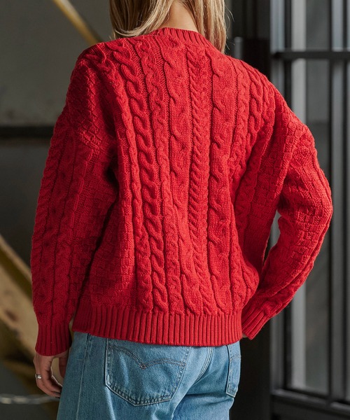 Oldderby Knitwear ニット セーター ケーブルニット JM1006 レディース