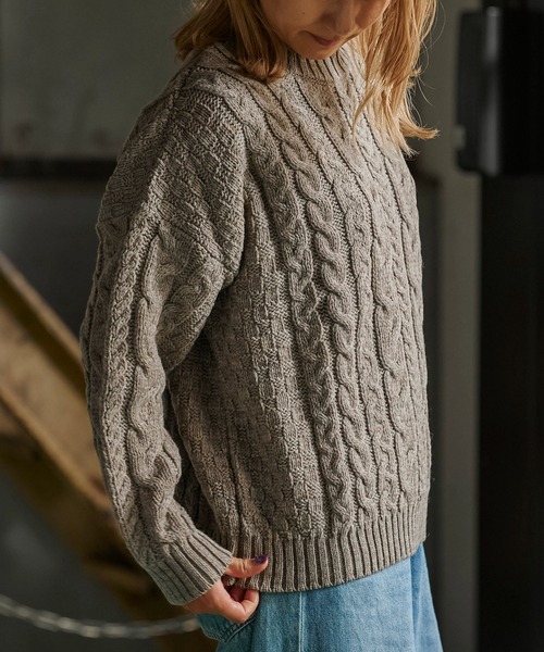 Oldderby Knitwear ニット セーター ケーブルニット JM1006 レディース 