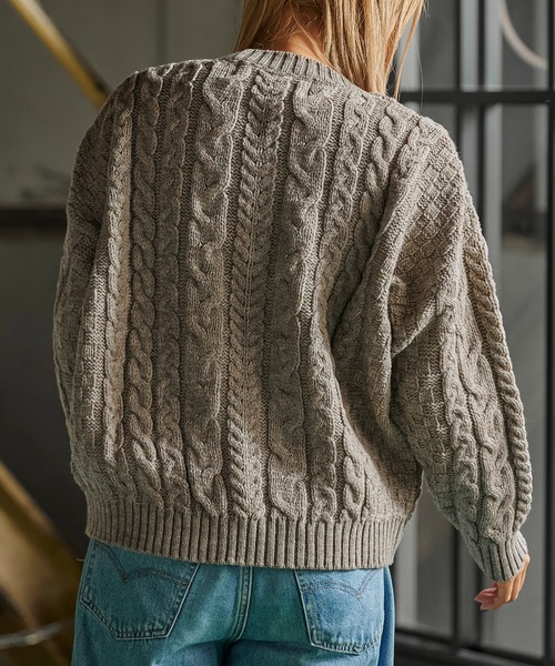 Oldderby Knitwear ニット セーター ケーブルニット JM1006 レディース