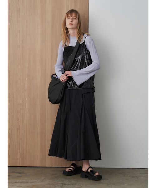 ELENDEEK（エレンディーク） スカート ナイロンボリュームフレア