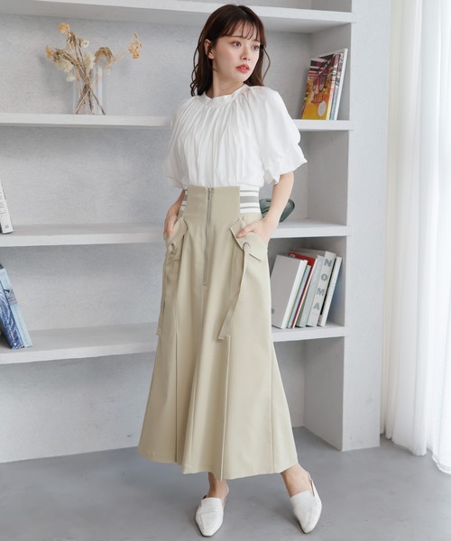 LADYMADE（レディメイド） スカート ワークポケットZIPセミフレア