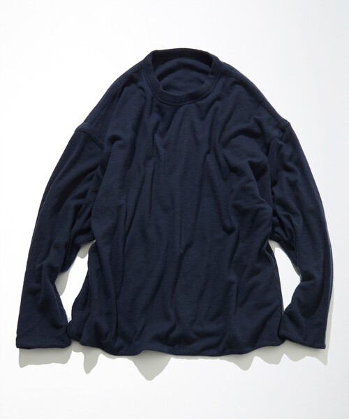 tシャツ CAHLUMN/カウラム Cashmere Wool Sweatshirt/カシミヤ ウール スウェットシャツ メンズの画像