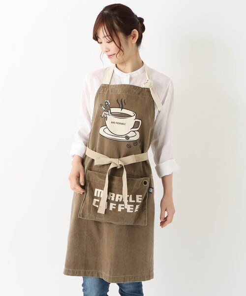 one'sterrace（ワンズテラス） エプロン パッカブル エプロン コーヒー