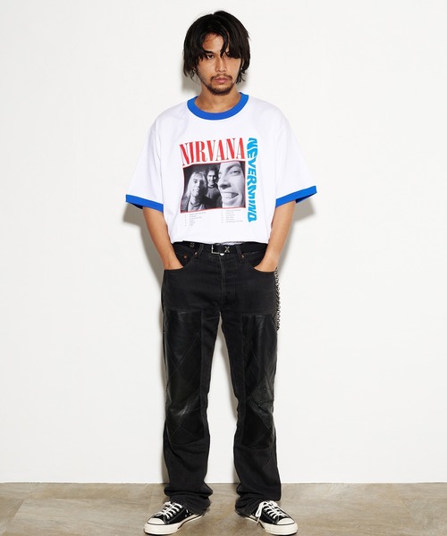 NIRVANA オフィシャル NEVER MIND フォト Tシャツ L NIRVANA オフィシャル NEVER MIND フォト Tシャツ L